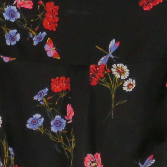 Express* Women's Long Sleeve Button Down High/Low Curved Hem Blouse~Slim Size SP - Picture 10 of 10